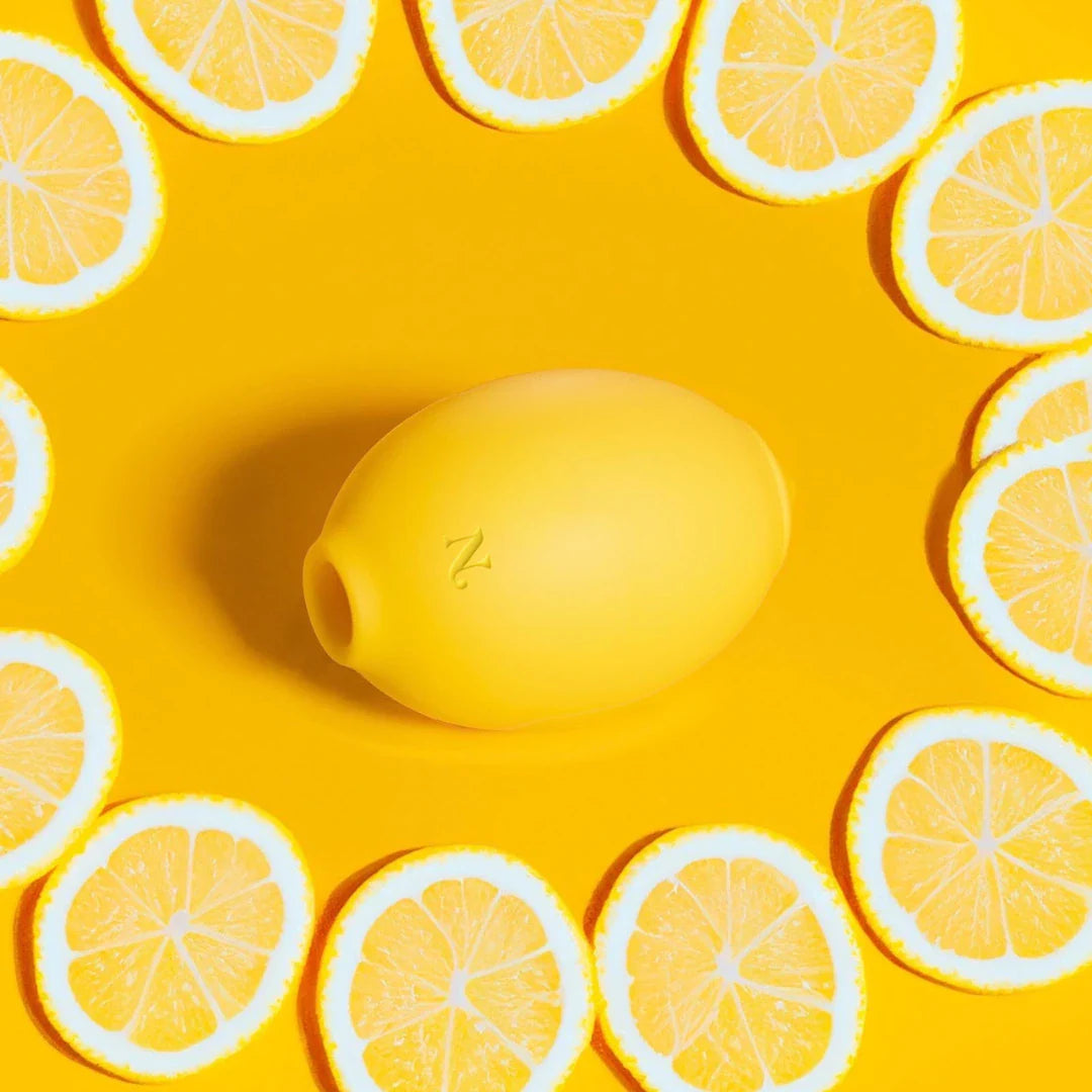 Lemon clitoral vibrator front view